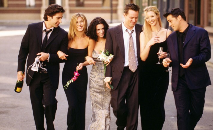 FRIENDS (NBC) season 6

1999-2000

Shown: David Schwimmer (as Ross Geller,) Jennifer Aniston (as Rachel Green), Courteney Cox (as Monica Geller), Matthew Perry (as Chandler Bing), Lisa Kudrow (as Phoebe Buffay), Matt LeBlanc (Joey Tribbiani)